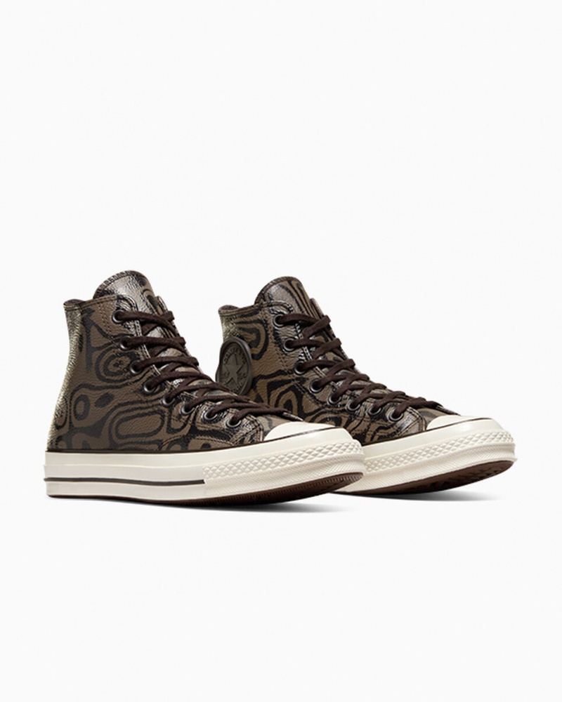 Converse Converse x Wonka Chuck 70 Chocolate Swirl καφε | FGNROI-054