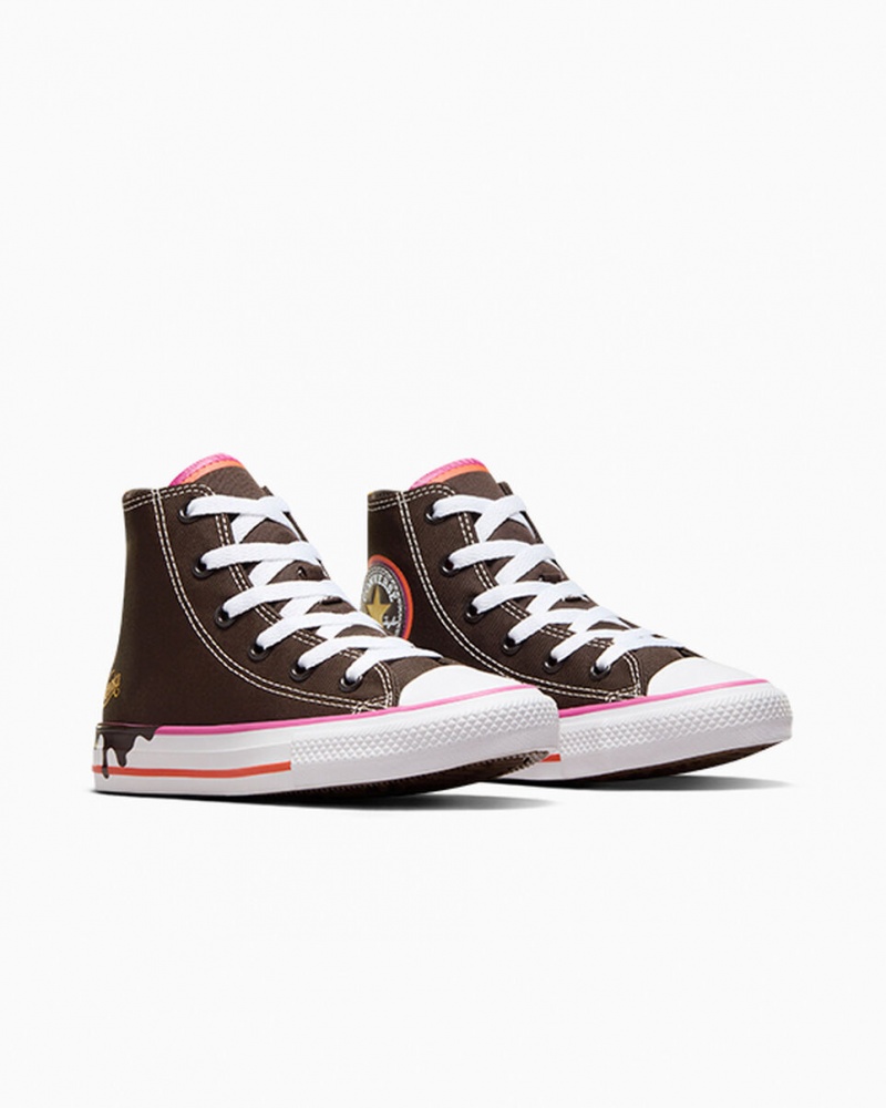 Converse Converse x Wonka Chuck Taylor All Star καφε ασπρα | YLRCQH-573