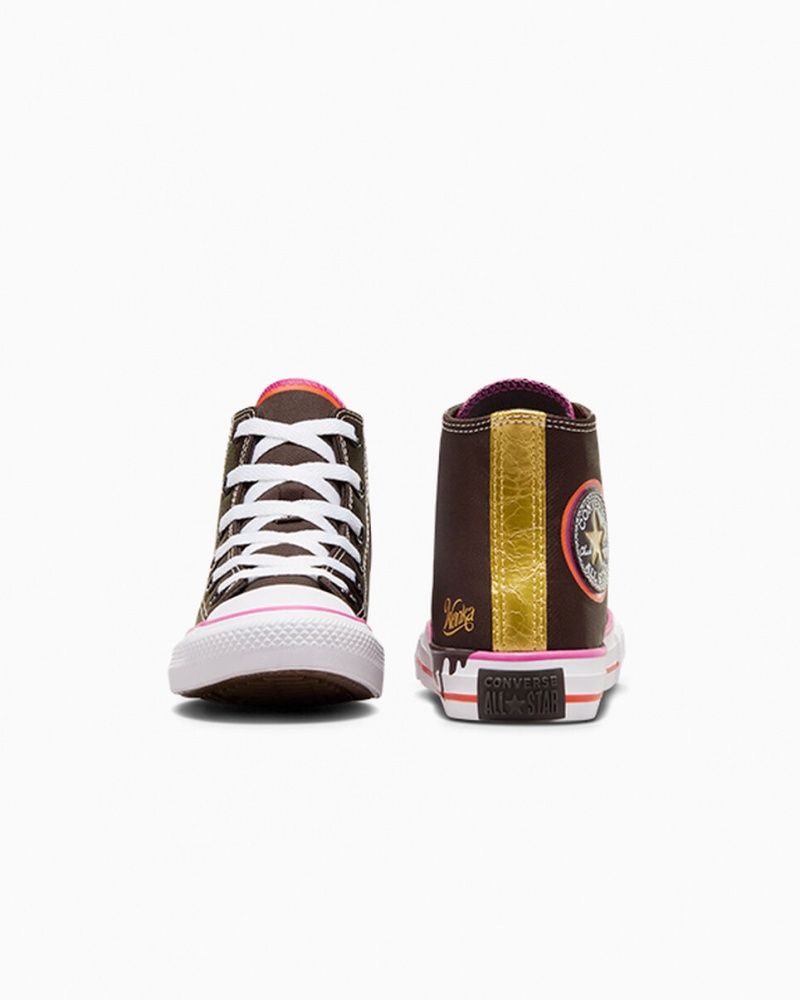 Converse Converse x Wonka Chuck Taylor All Star καφε ασπρα | YLRCQH-573