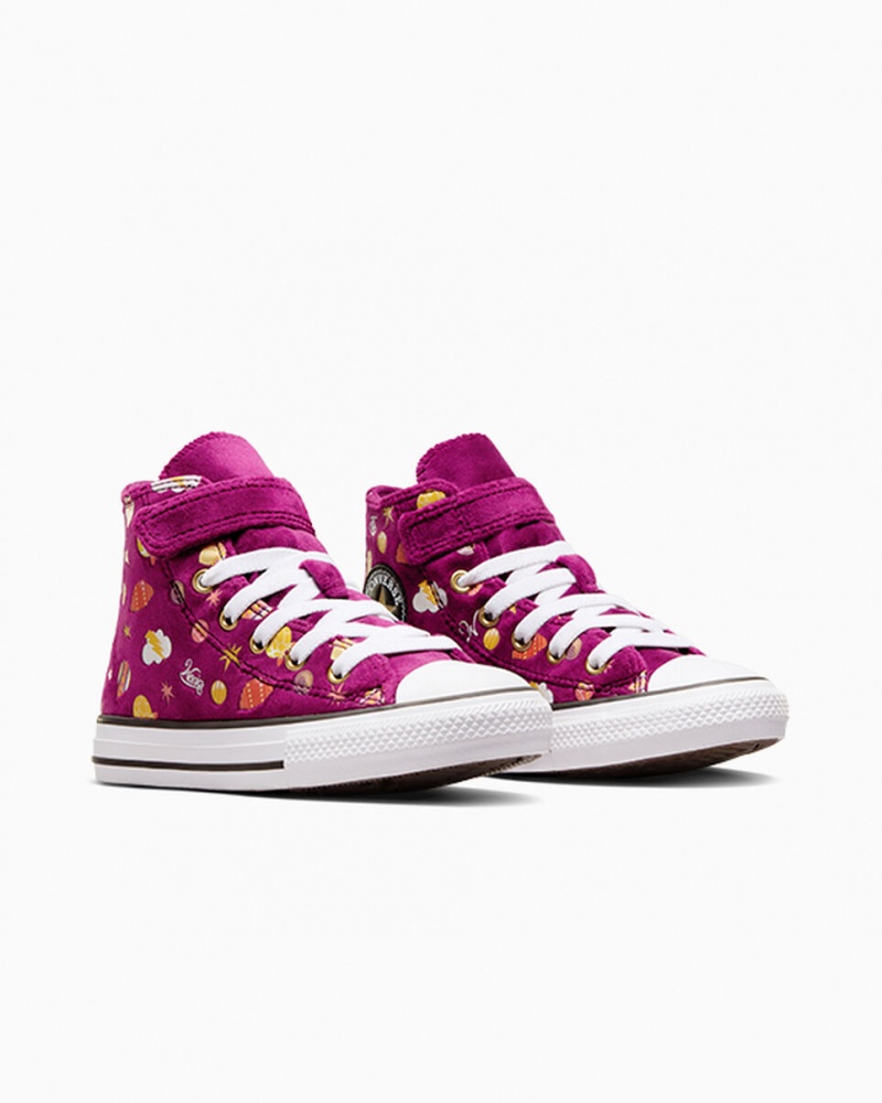 Converse Converse x Wonka Chuck Taylor All Star Easy On μωβ χρυσο χρωμα ασπρα | IEZSAG-579