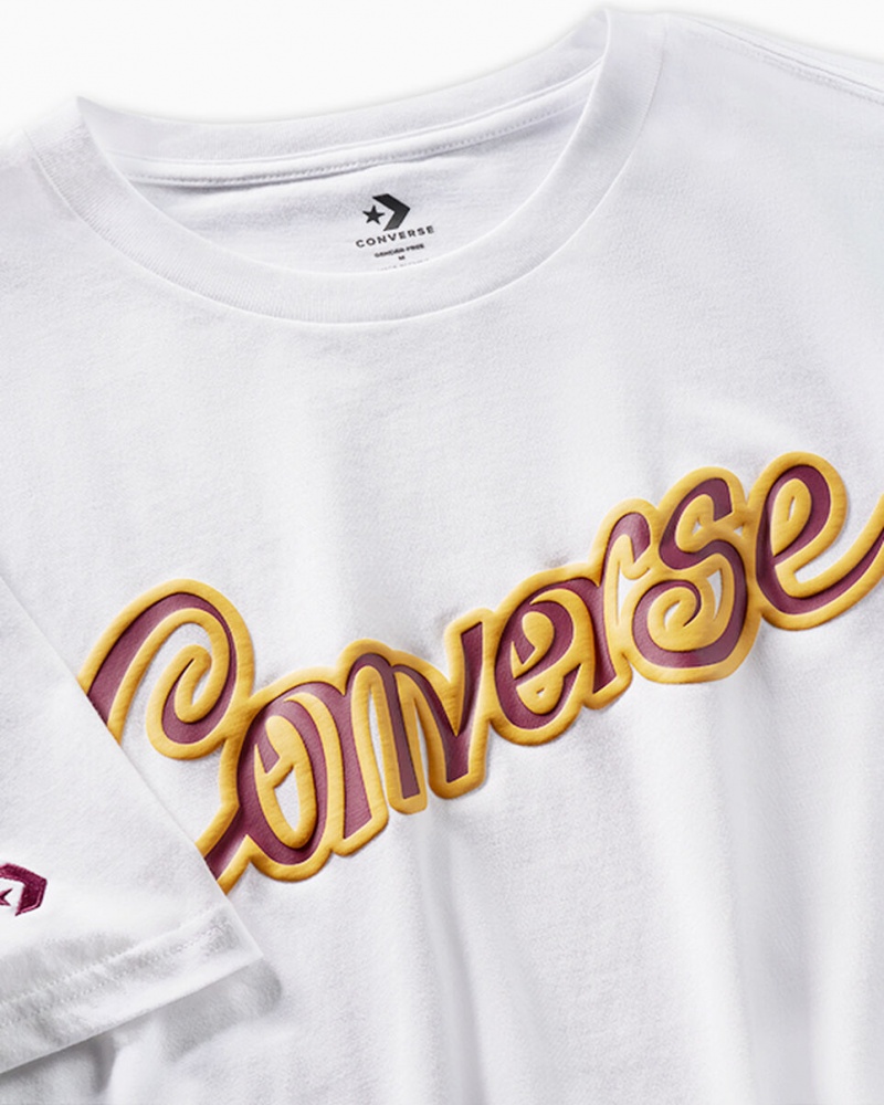 Converse Converse x Wonka T-Shirt ασπρα | KQJDWF-051