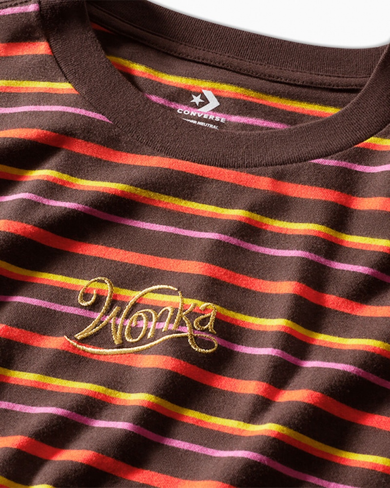 Converse Converse x Wonka Ριγέ T-Shirt ριγε | FSZAGO-594