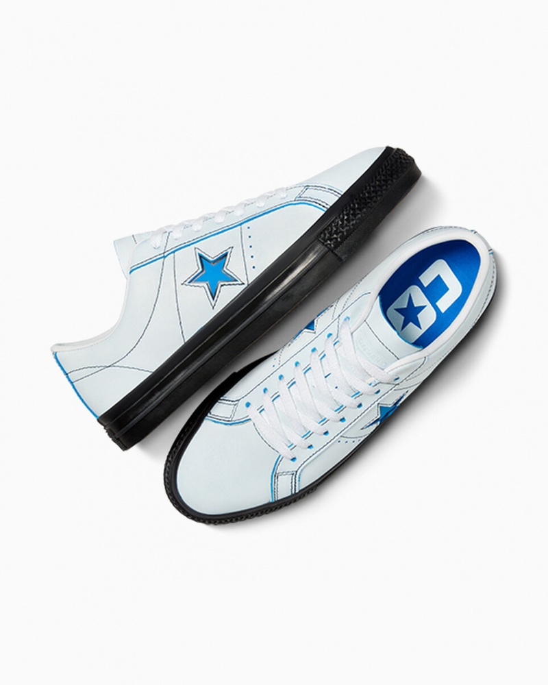 Converse Eddie Cernicky One Star Pro ασπρα μαυρα μπλε | ZAMCDP-492