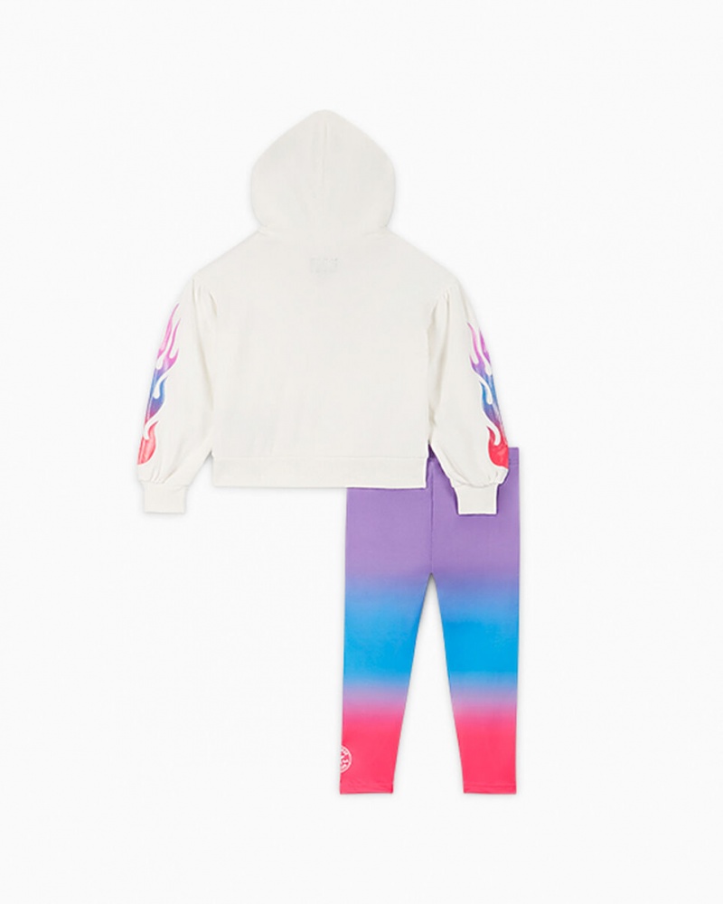 Converse Gradient Hoodie & Leggings Set Bright Violet | PINQTH-013