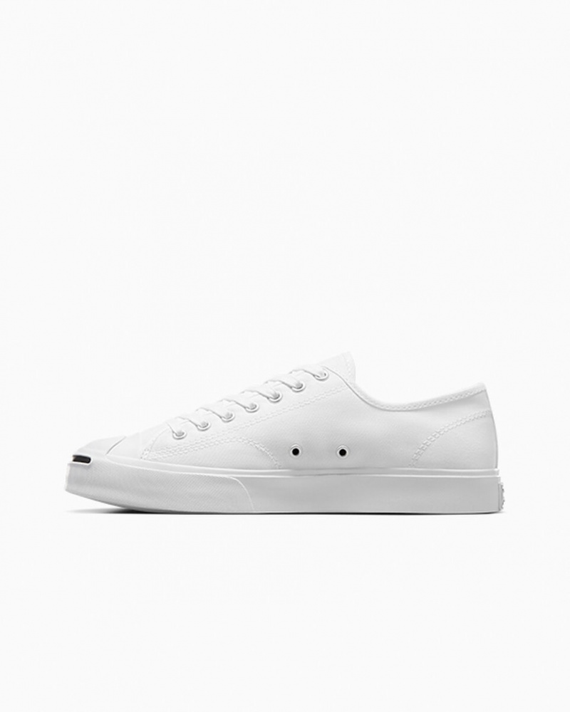 Converse Jack Purcell ασπρα ασπρα μαυρα | XKONUY-210