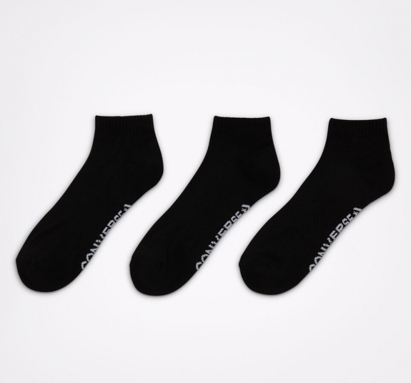 Converse Made For Chucks High-Cut Ankle 3-Pack Socks μαυρα | CXGEOB-579