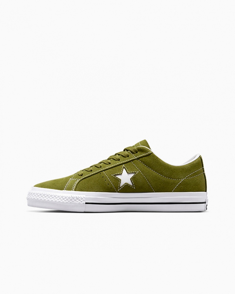 Converse One Star Pro πρασινο ασπρα μαυρα | DKWZIJ-425