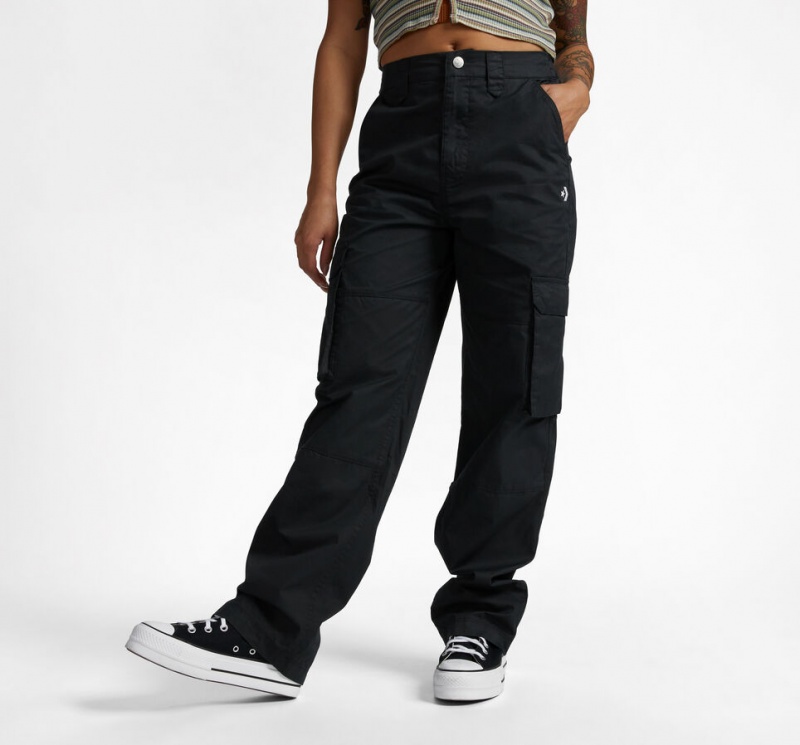 Converse Relaxed Cargo Pant μαυρα | RHXLPW-805