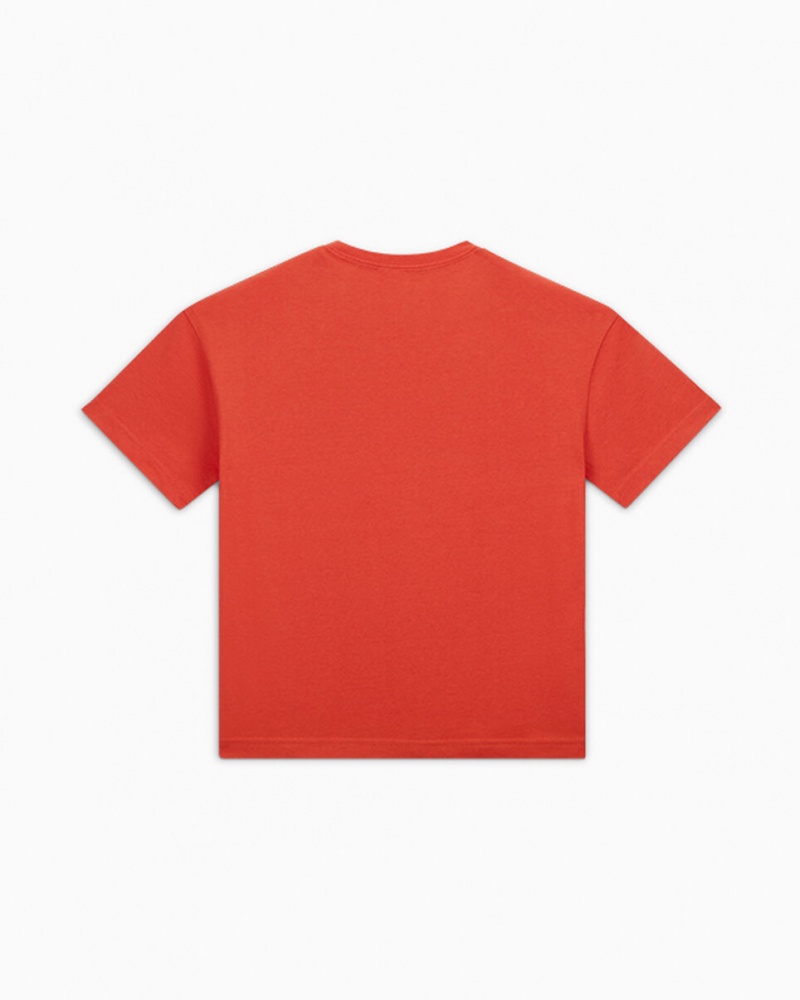 Converse Relaxed Chest Pocket T-Shirt Nomadic Rust | KFYMHW-495