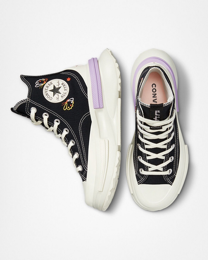 Converse Run Star Legacy CX flatforms Butterfly Wings μαυρα | KYSLFZ-912