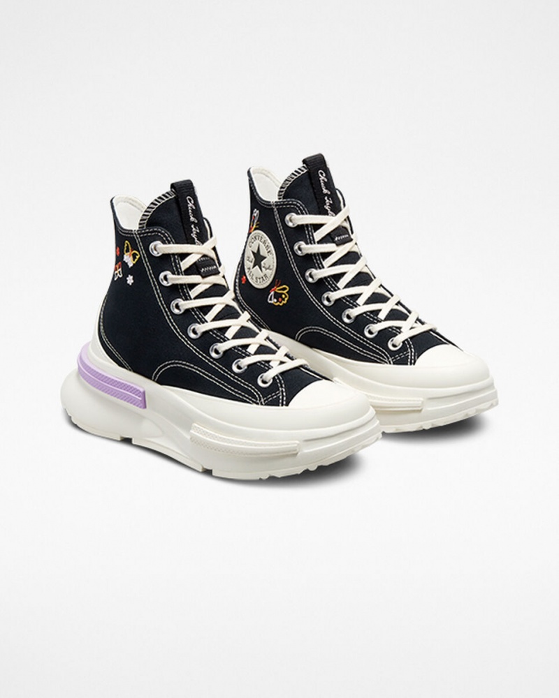 Converse Run Star Legacy CX flatforms Butterfly Wings μαυρα | KYSLFZ-912