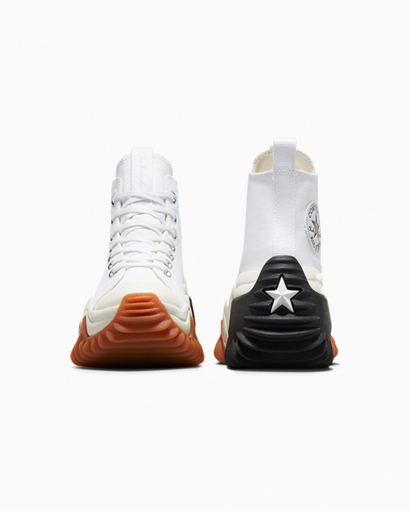 Converse Run Star Motion CX flatforms ασπρα μαυρα | NVLYEO-921