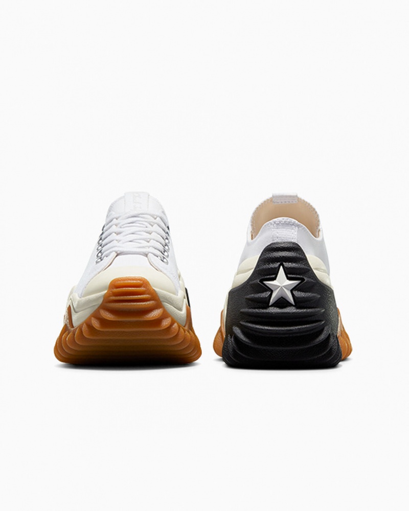 Converse Run Star Motion CX flatforms ασπρα μαυρα | BSGVYL-356