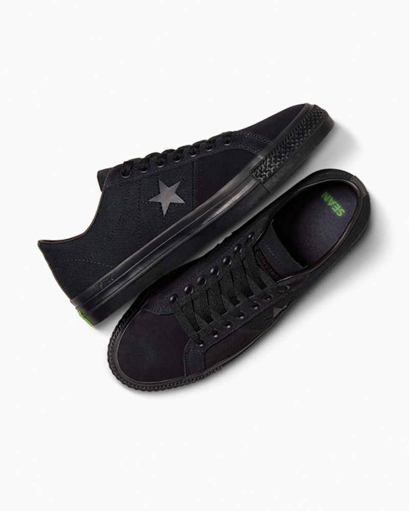 Converse Sean Greene One Star Pro μαυρα μαυρα πρασινο | AOWBRQ-578