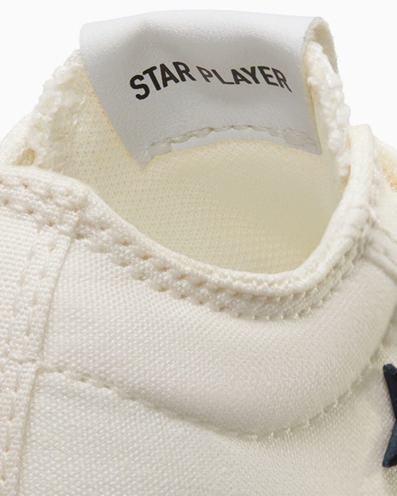 Converse Star Player 76 Easy-On ασπρα μαυρα | BXFDZQ-180