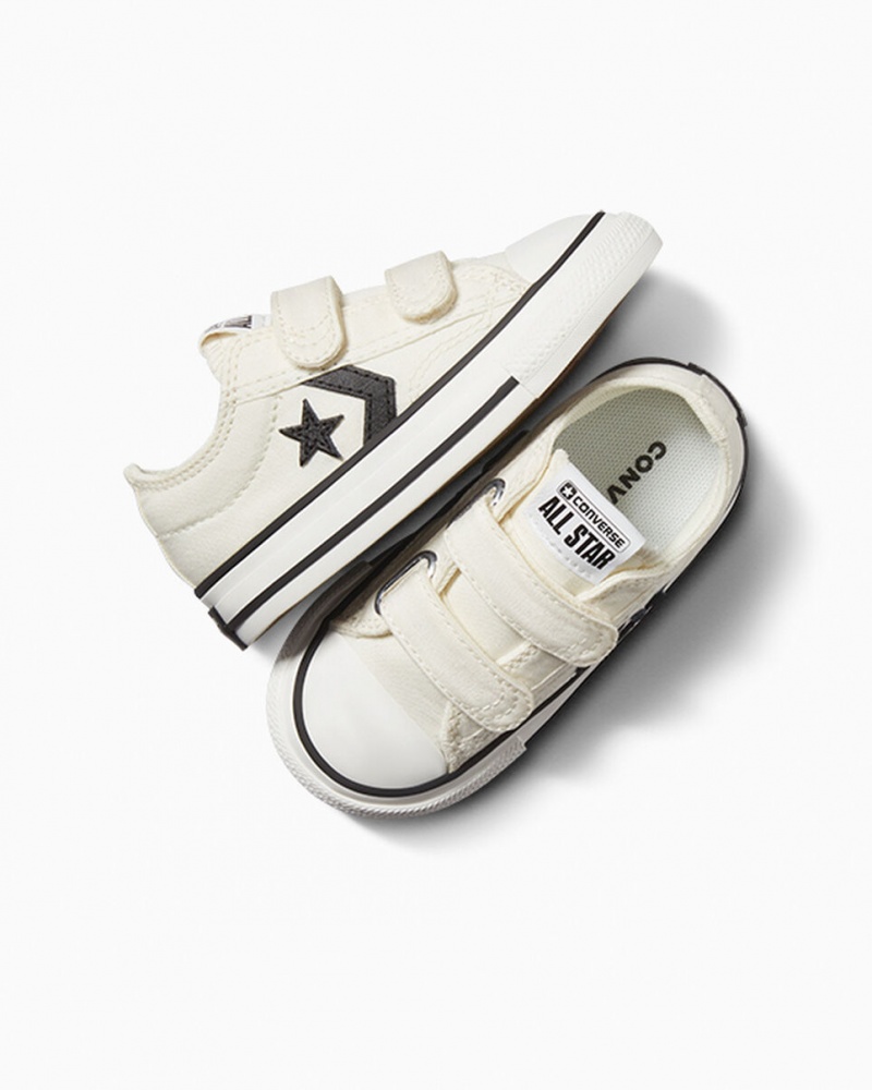 Converse Star Player 76 Easy-On ασπρα μαυρα | CYLBAJ-738