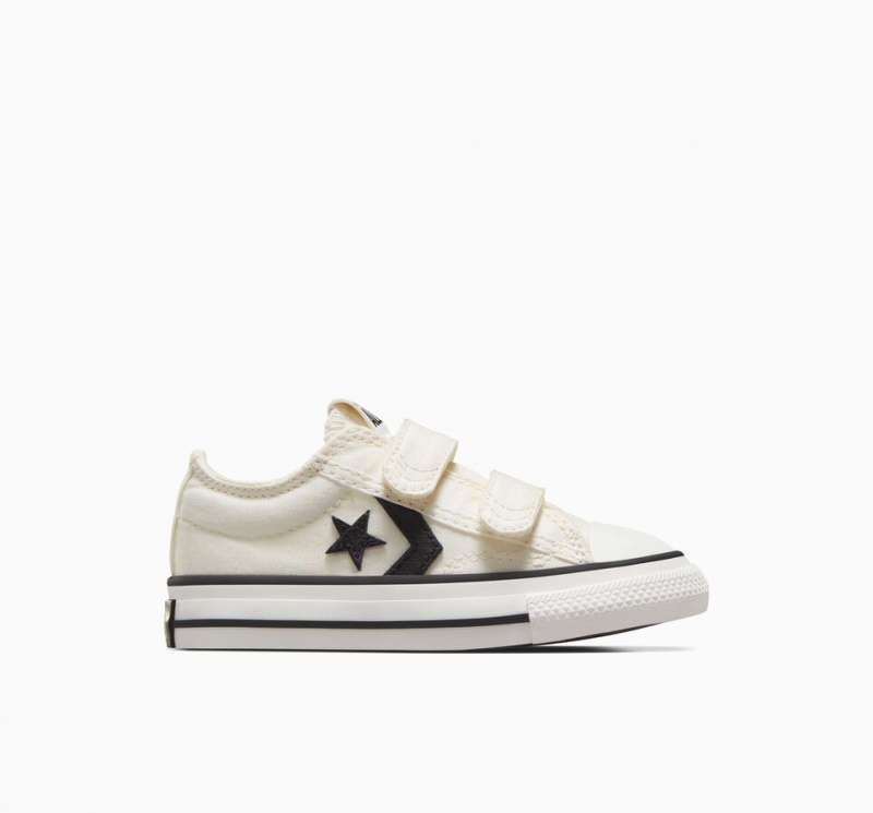 Converse Star Player 76 Easy-On ασπρα μαυρα | CYLBAJ-738