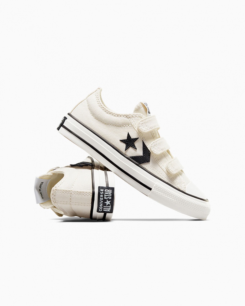 Converse Star Player 76 Easy-On ασπρα μαυρα | EUAQTH-947