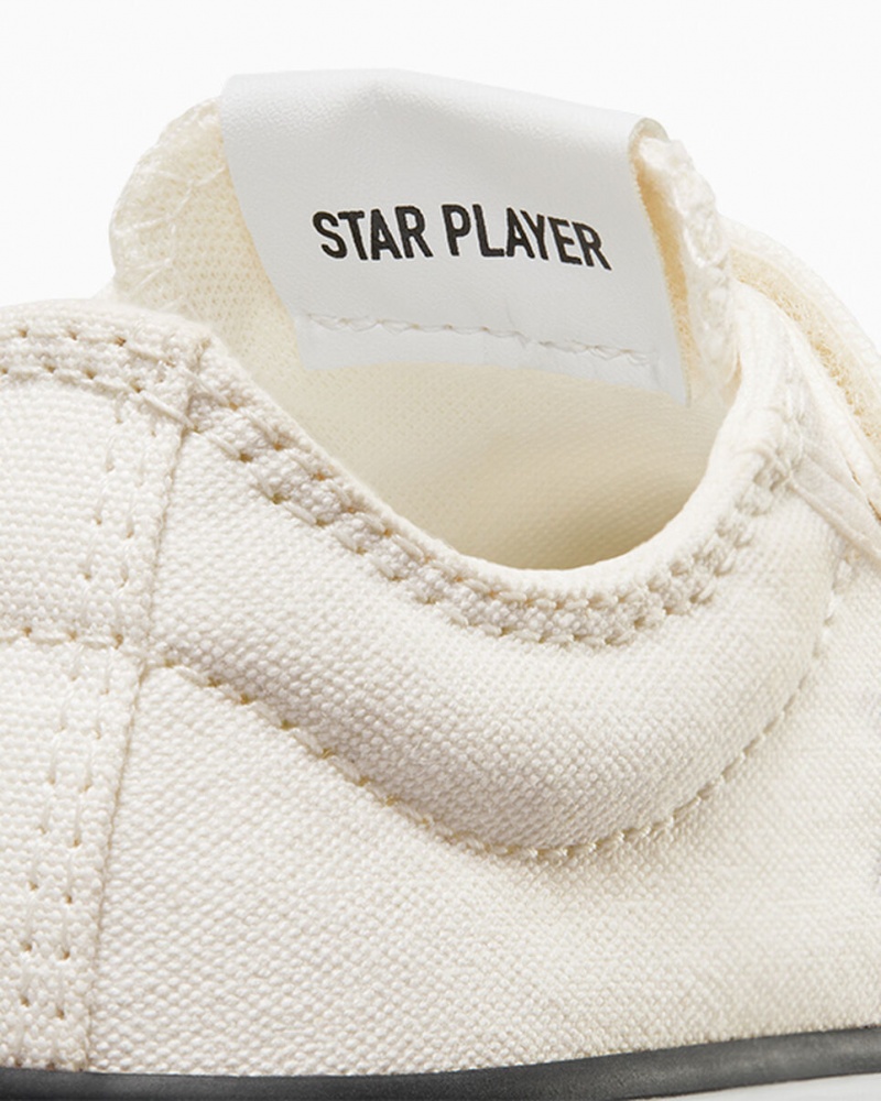 Converse Star Player 76 Easy-On ασπρα μαυρα | EUAQTH-947