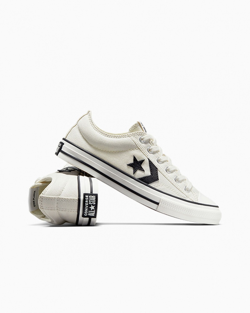 Converse Star Player 76 ασπρα μαυρα | XEBNLP-728