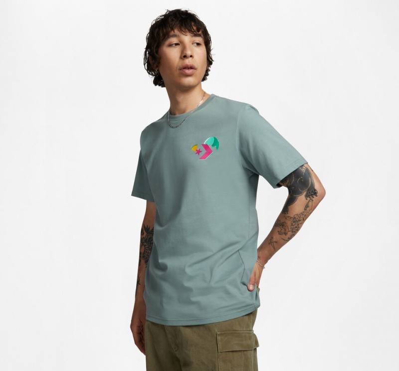 Converse Tropical Drink T-Shirt γκρι | CFJMYE-496