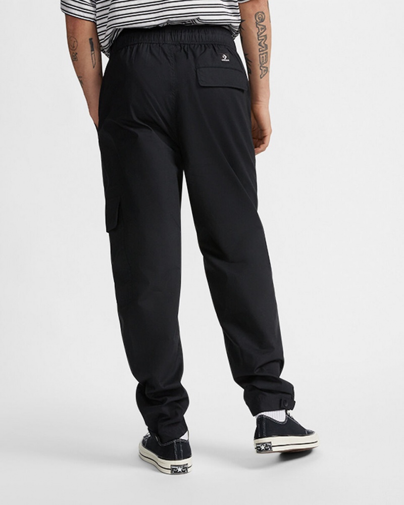 Converse ελαφρια Cargo Pant μαυρα | MYECIS-105